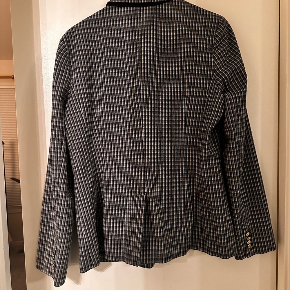 Derek Lam 10 Crosby Plaid Blazer - SIZE 16 - Picture 6 of 6